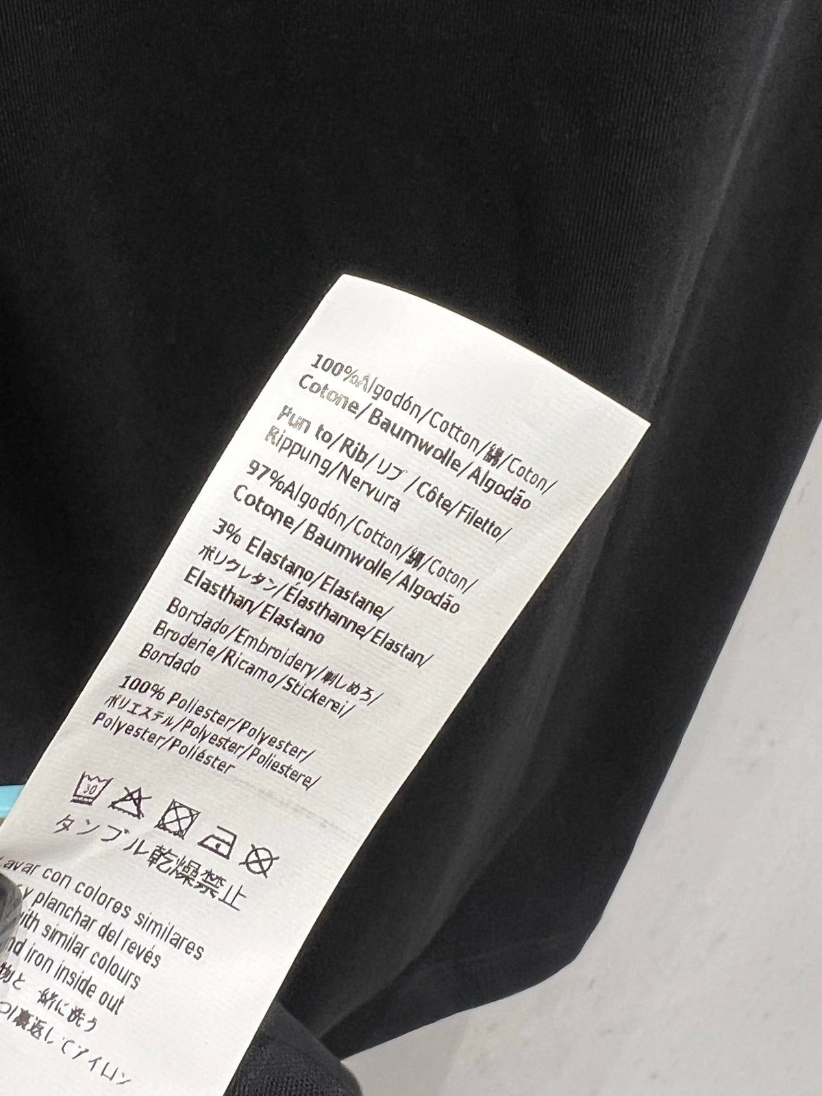 Loewe 25 Embroidered Short-sleeved T-shirt Black Cotton 221445