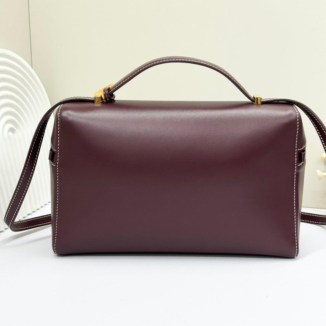 LP Extra Bag 27cm Burgundy Smooth Calfskin