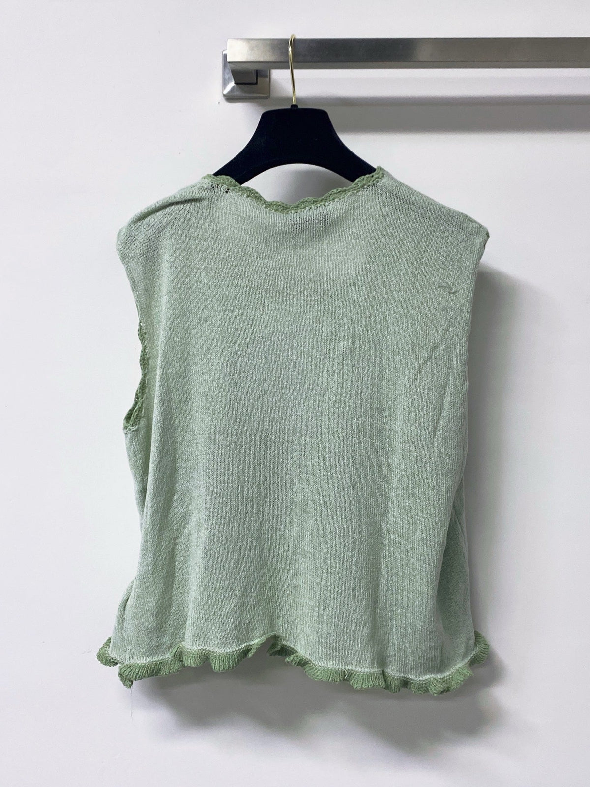 Chanel 2026 Vest Green Wool 772856
