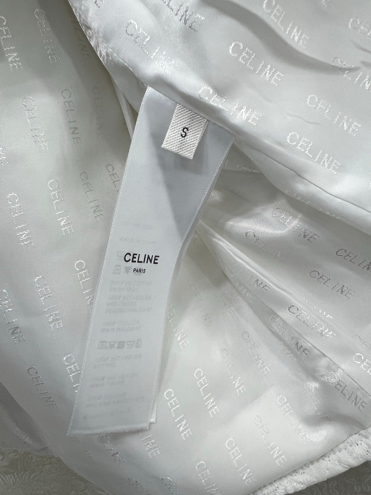 Celine 25 Jacquard Cotton Twill Jacket 292272