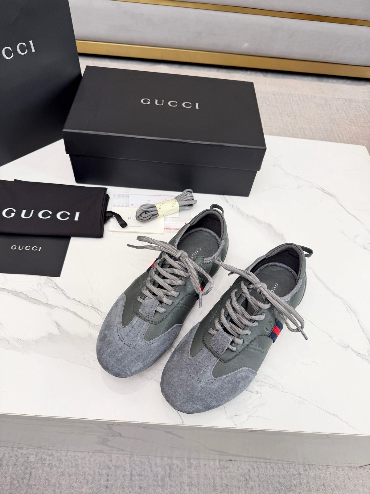 Gucci 2026 Flex Sneaker Suede Leather 938331