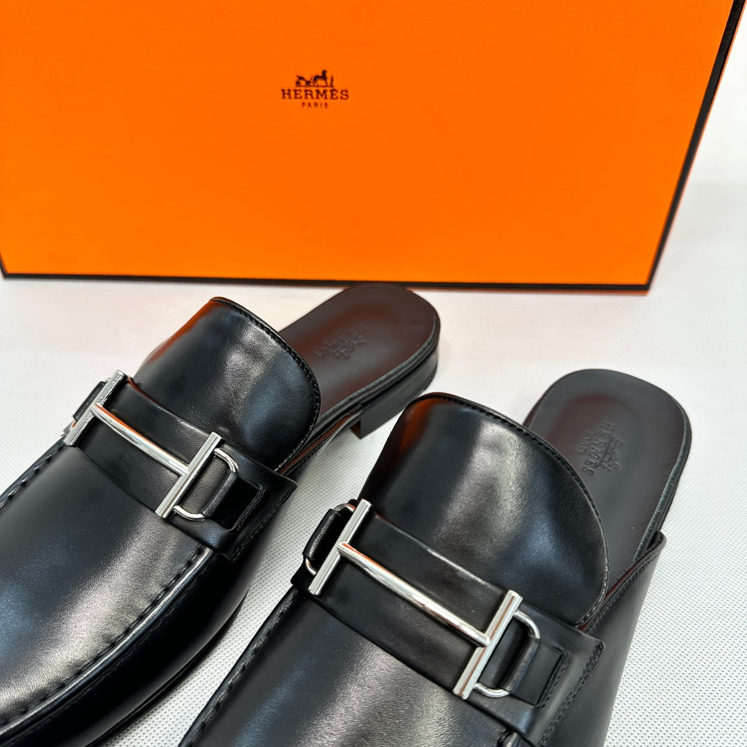 HM Men's Hot Mule Black Calfskin 640284
