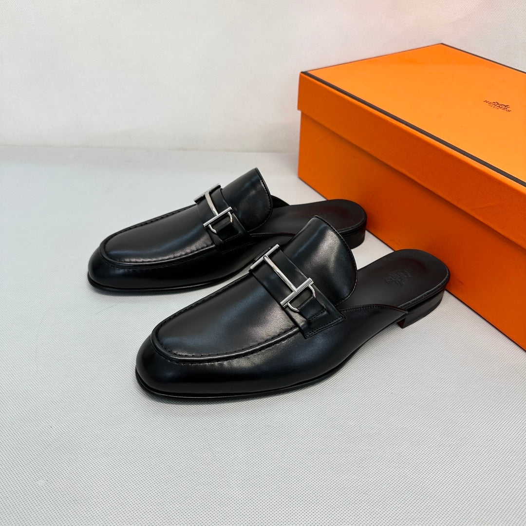 HM Men's Hot Mule Black Calfskin 640284