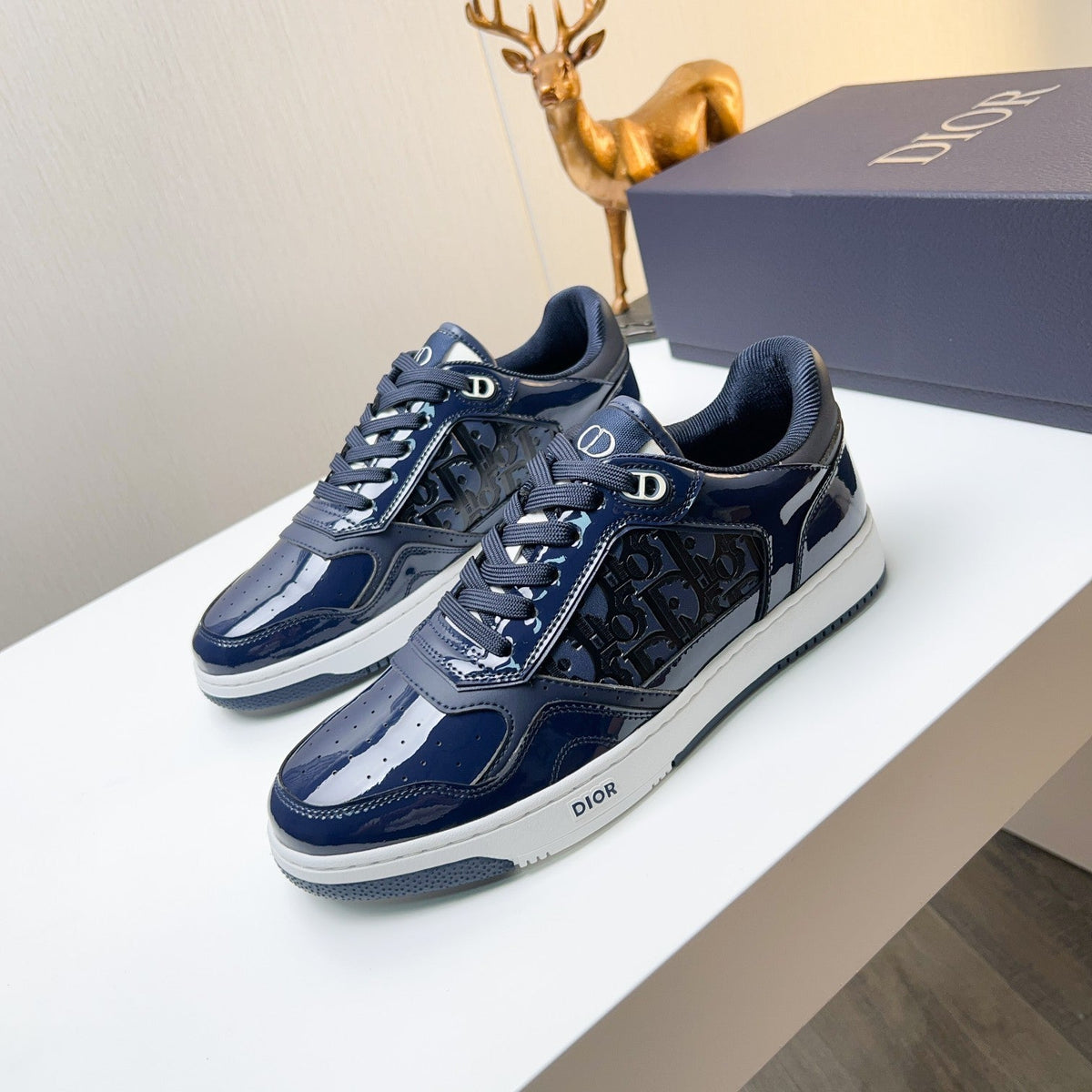 CD 25 B57 Sneaker Blue Patent Leather 750646