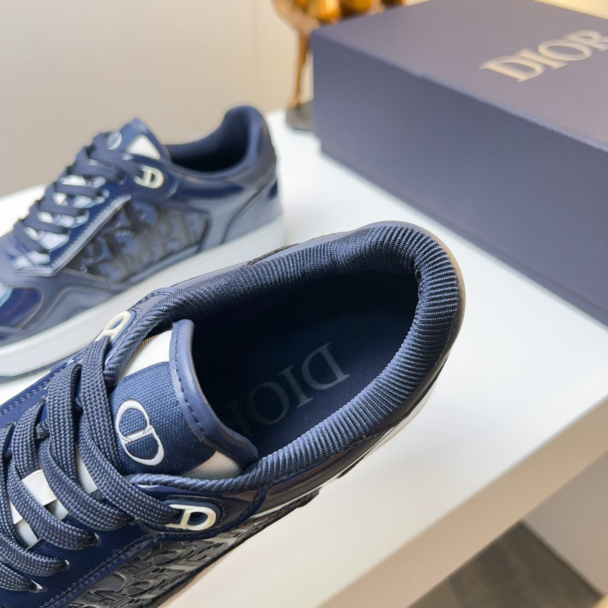 CD 25 B57 Sneaker Blue Patent Leather 750646