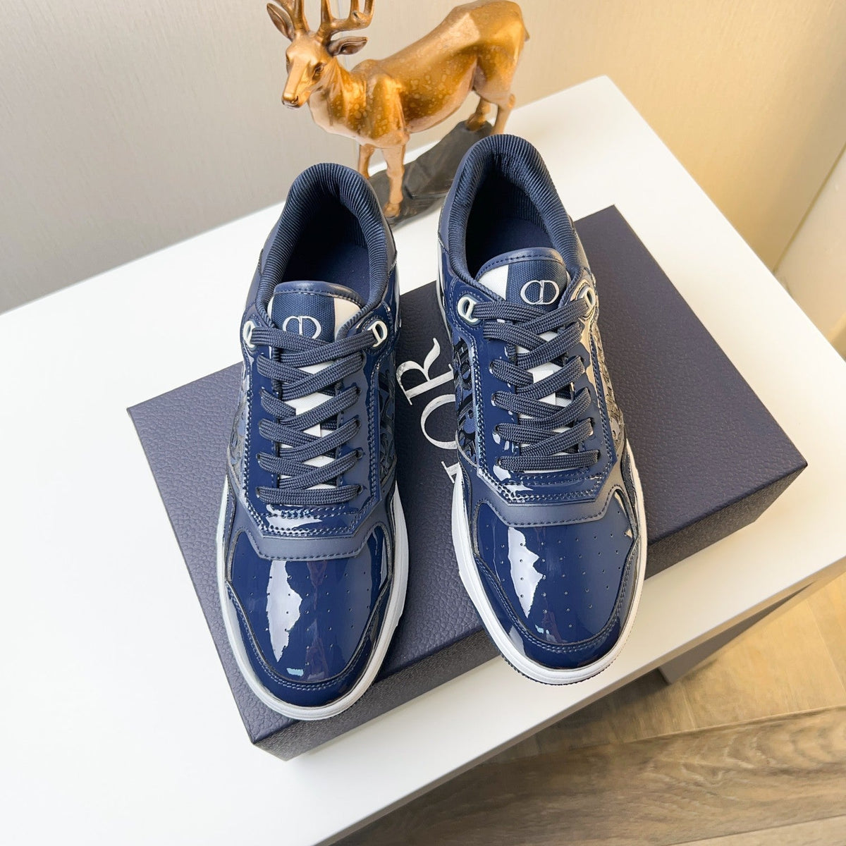 CD 25 B57 Sneaker Blue Patent Leather 750646