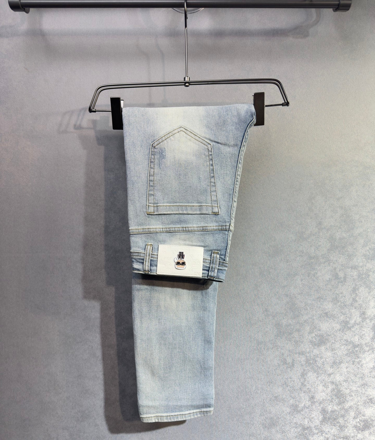 Fendi 2026 Men's Jeans Light Blue Denim 737200