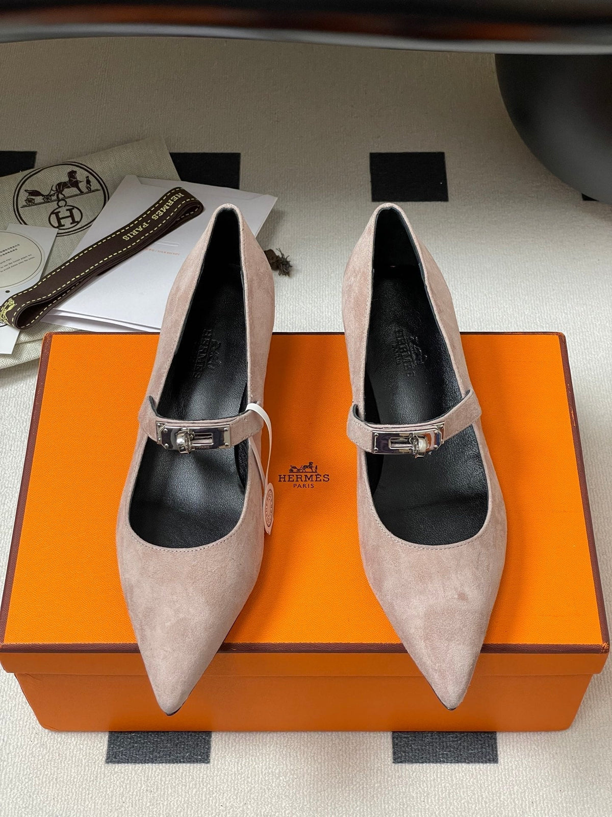 HM 25 Kiara Pumps Pink Calfskin 319763