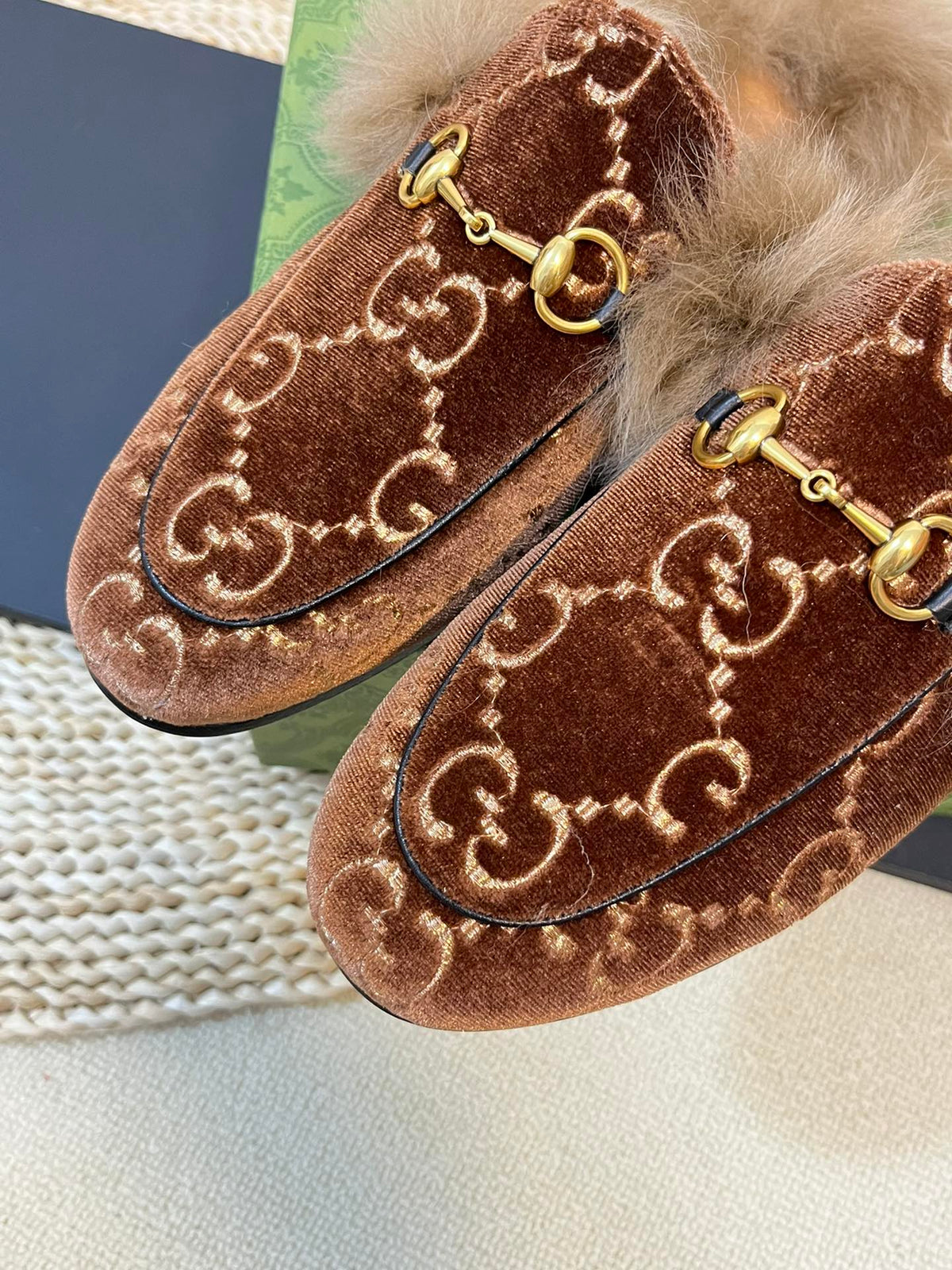 Gucci 2026 Princetown Mule Velvet 979135