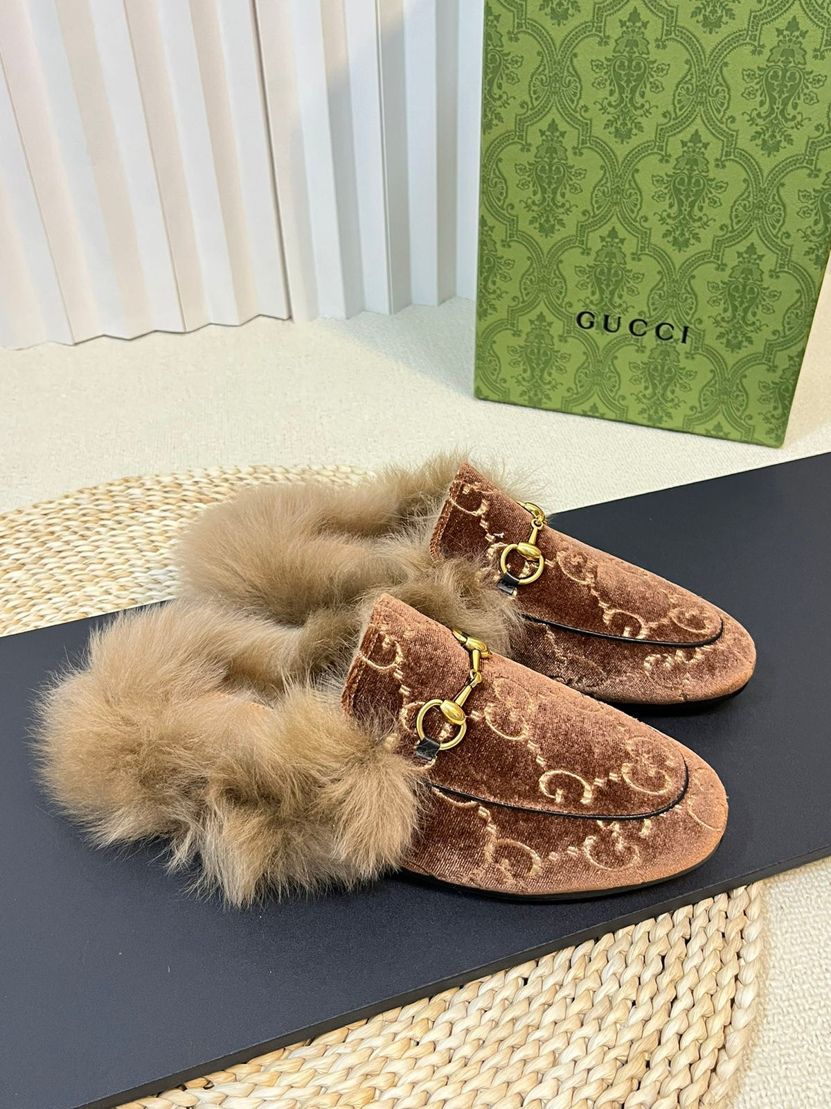 Gucci 2026 Princetown Mule Velvet 979135