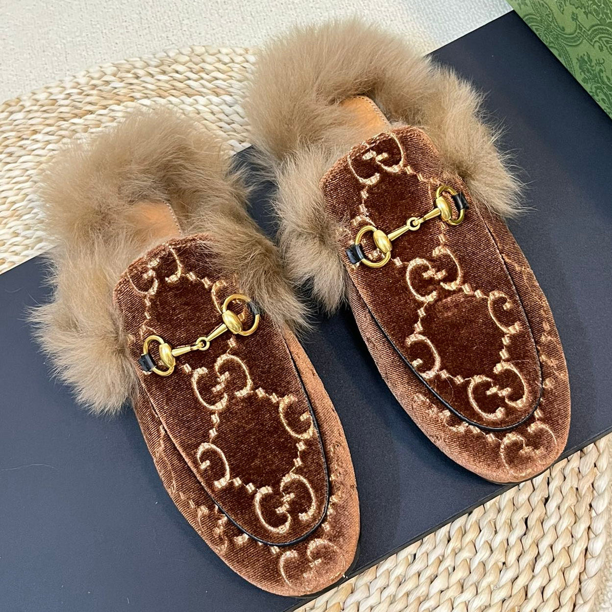 Gucci 2026 Princetown Mule Velvet 979135