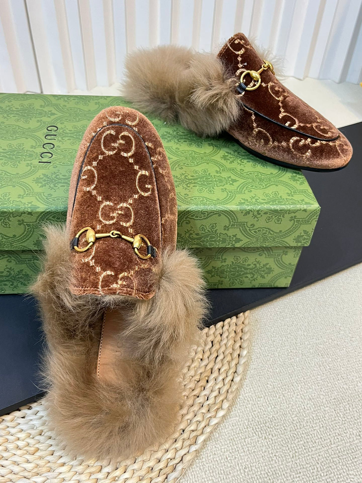 Gucci 2026 Princetown Mule Velvet 979135