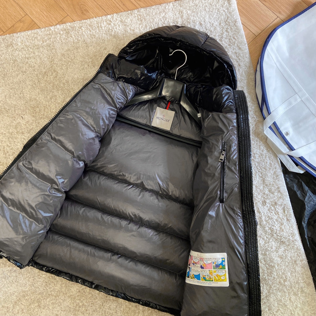 Moncler 2025 Maya Jacket Black Nylon Down