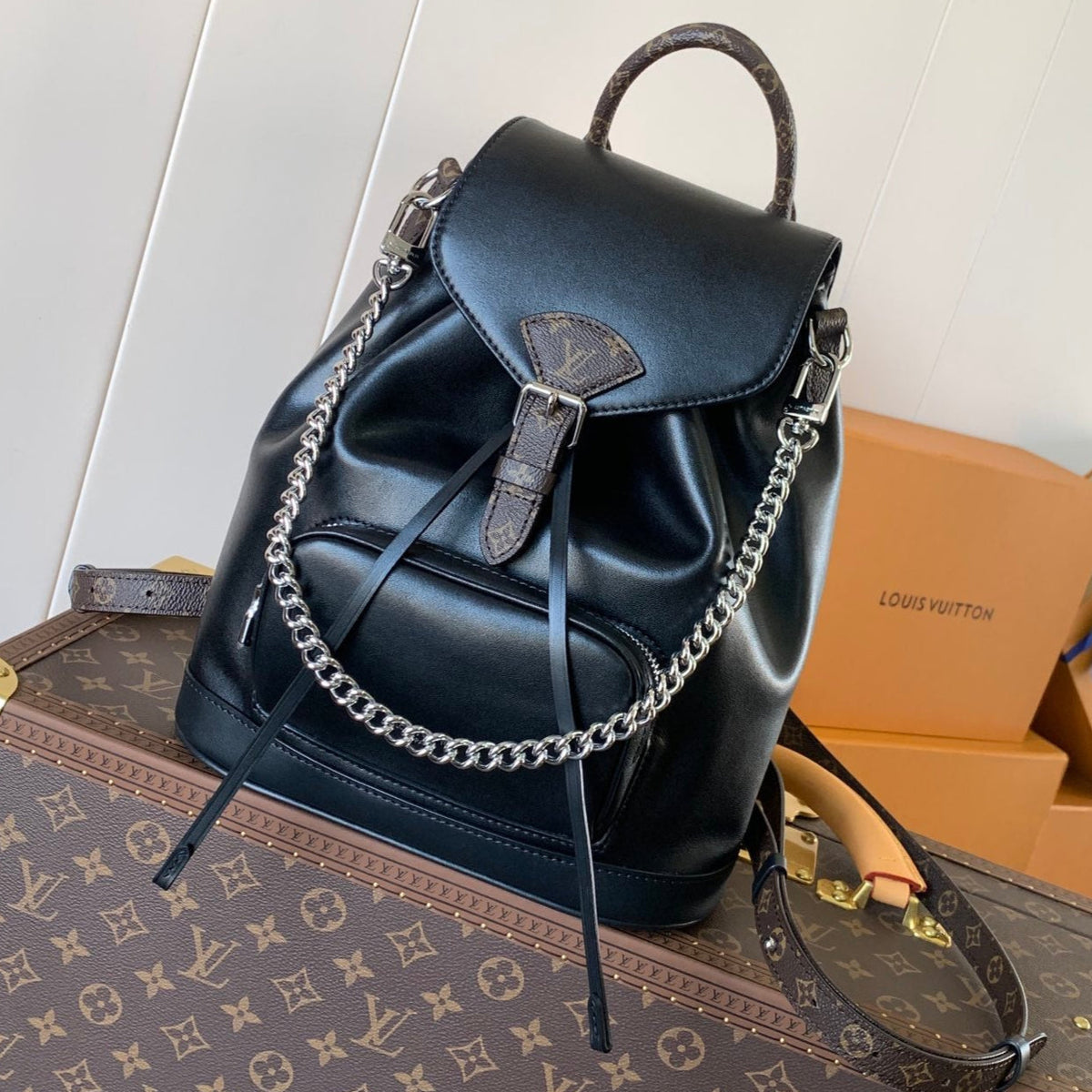 LV Montsouris Backpack Lambskin 241292
