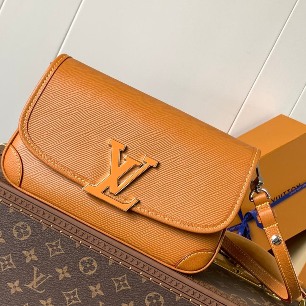 LV Buci Bag 24.5cm Brown Epi Leather 241086