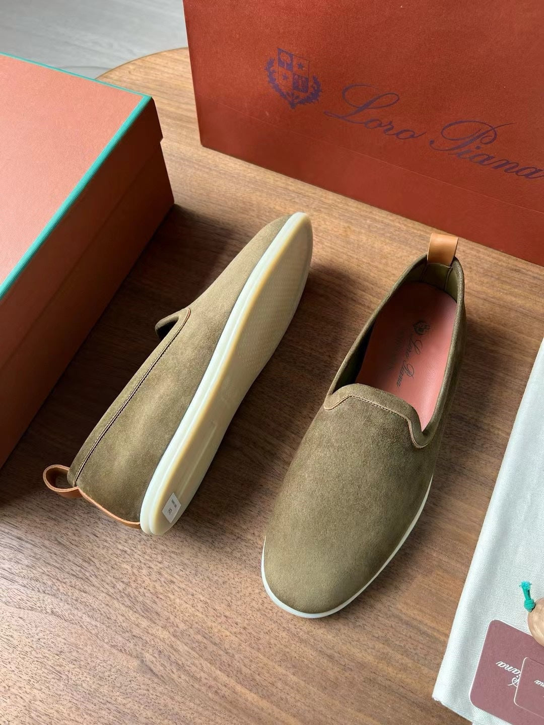 LP VENICE WALK LOAFERS MOSS SUEDE