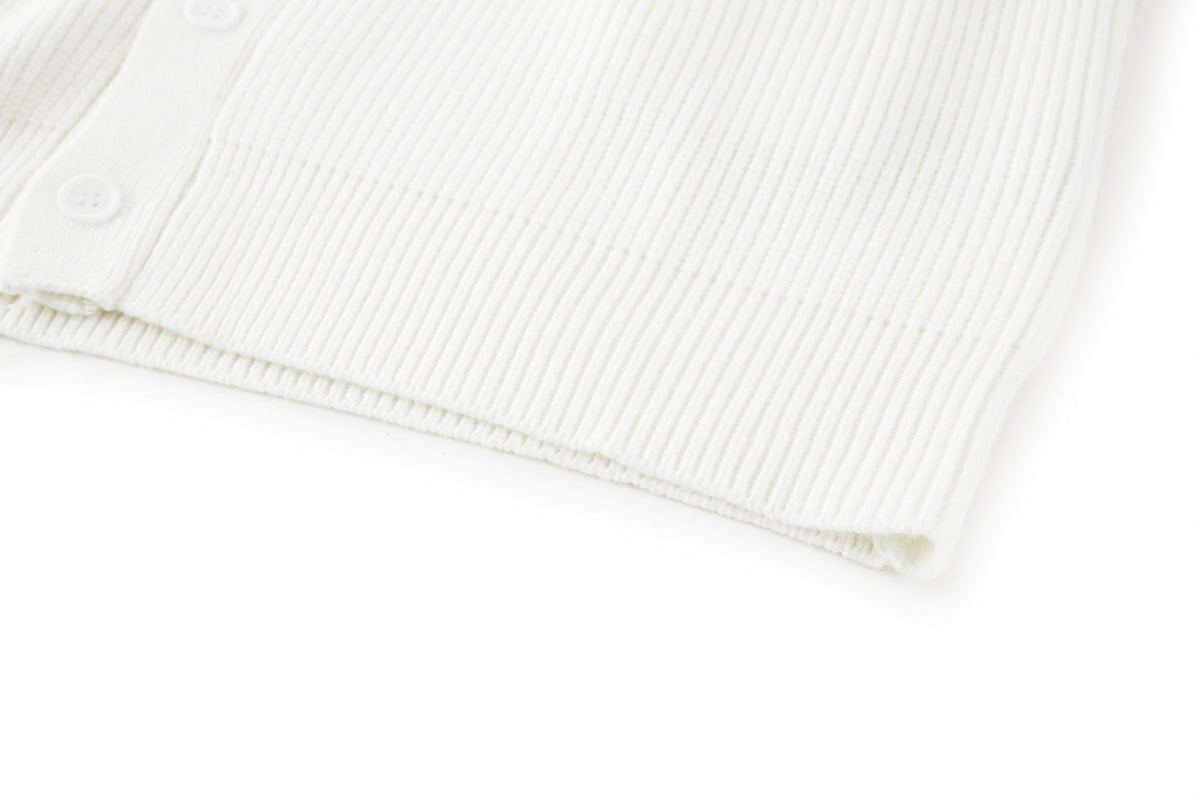 Balenciaga 25 Cardigan White Wool 0014