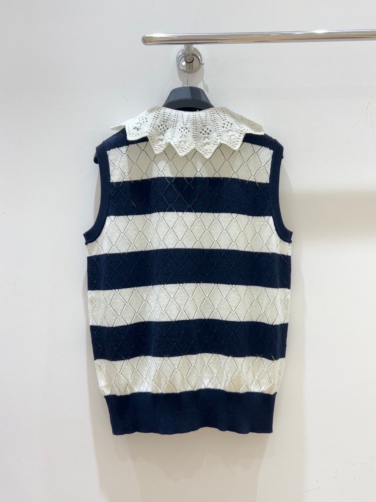Dior 2026 Knit Vest Openwork Cashmere Wool 479369