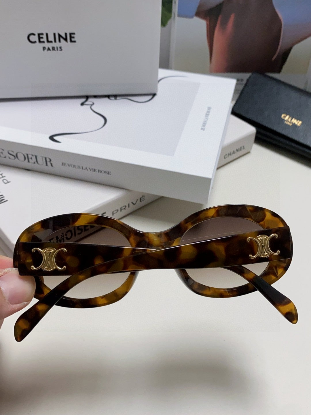 TRIOMPHE SUNGLASSES CL40194 IN ACETATE