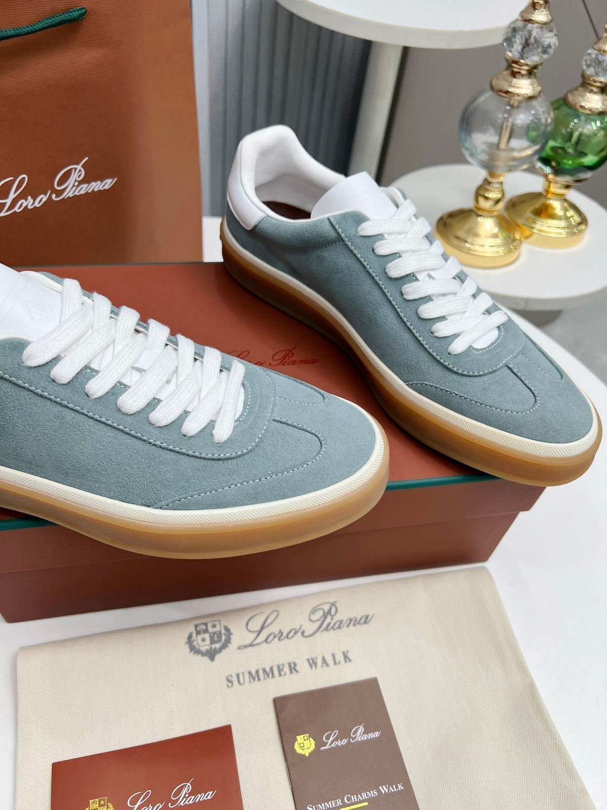 LP TENNIS WALK SNEAKERS STONE SUEDE