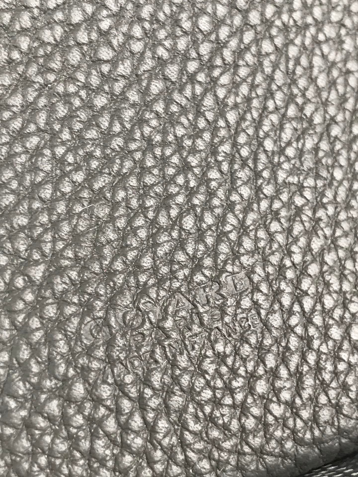 GRAND BLEU 16 IN GRAY GOYARDINE CANVAS AND LAMBSKIN