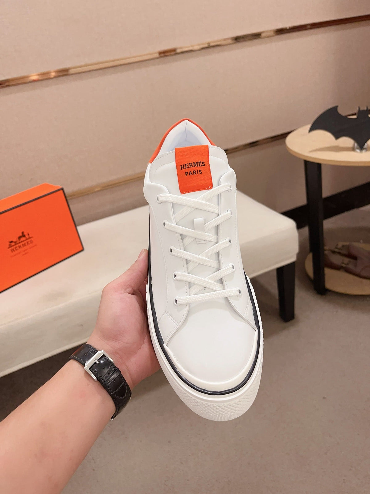 HM DAY SNEAKER WHITE FABRIC