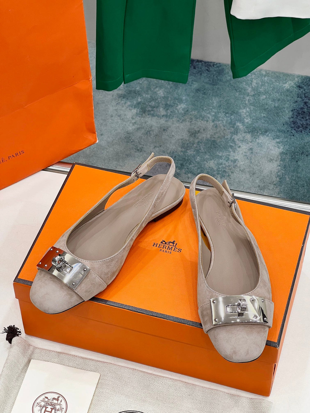 INNOCENTE SLINGBACK PINK NUDE SUEDE