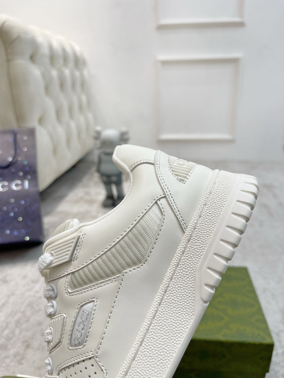 Gucci 2026 Low Top Sneakers Calfskin 988615