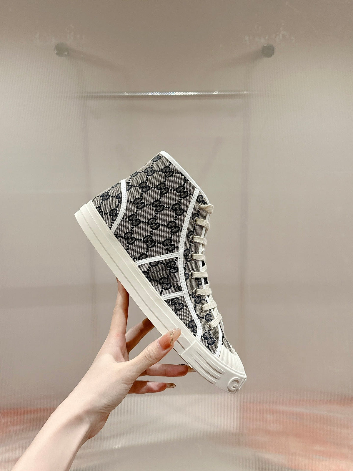 Gucci 2026 High-Top Sneakers Canvas 989036