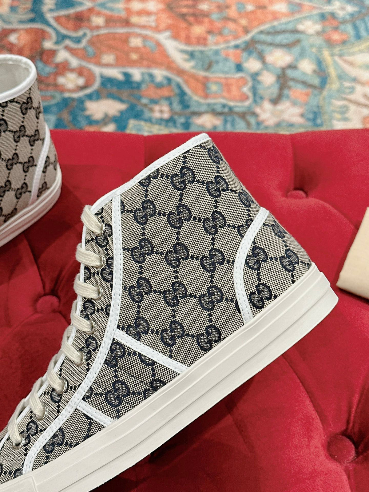 Gucci 2026 High-Top Sneakers Canvas 989036