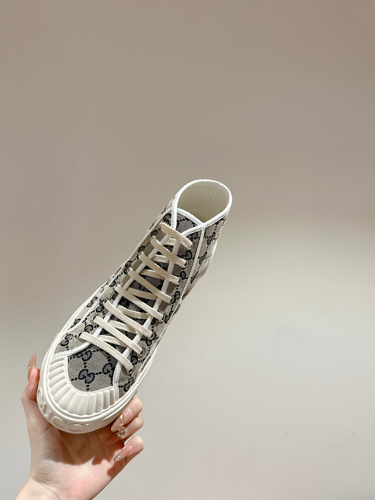 Gucci 2026 High-Top Sneakers Canvas 989036