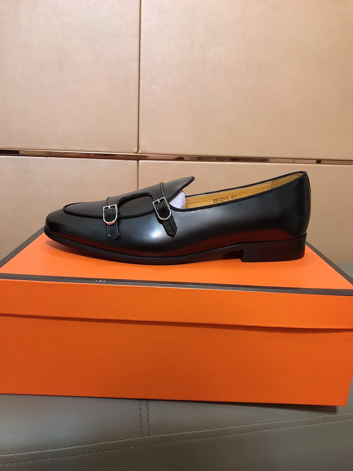 GG Men's Loafer Black Cowhide 551441