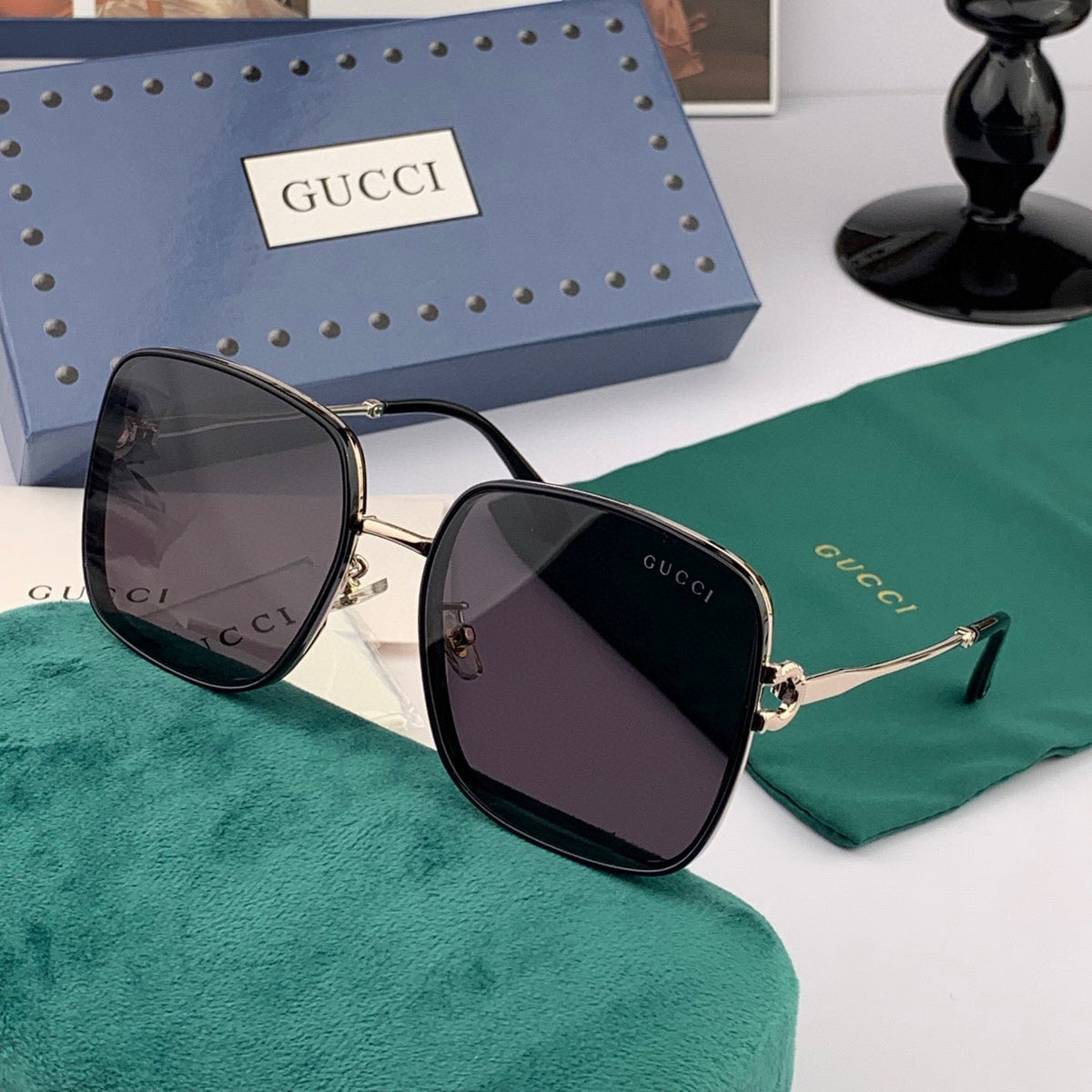 SQUARE FRAME SUNGLASSES G4634 IN METAL