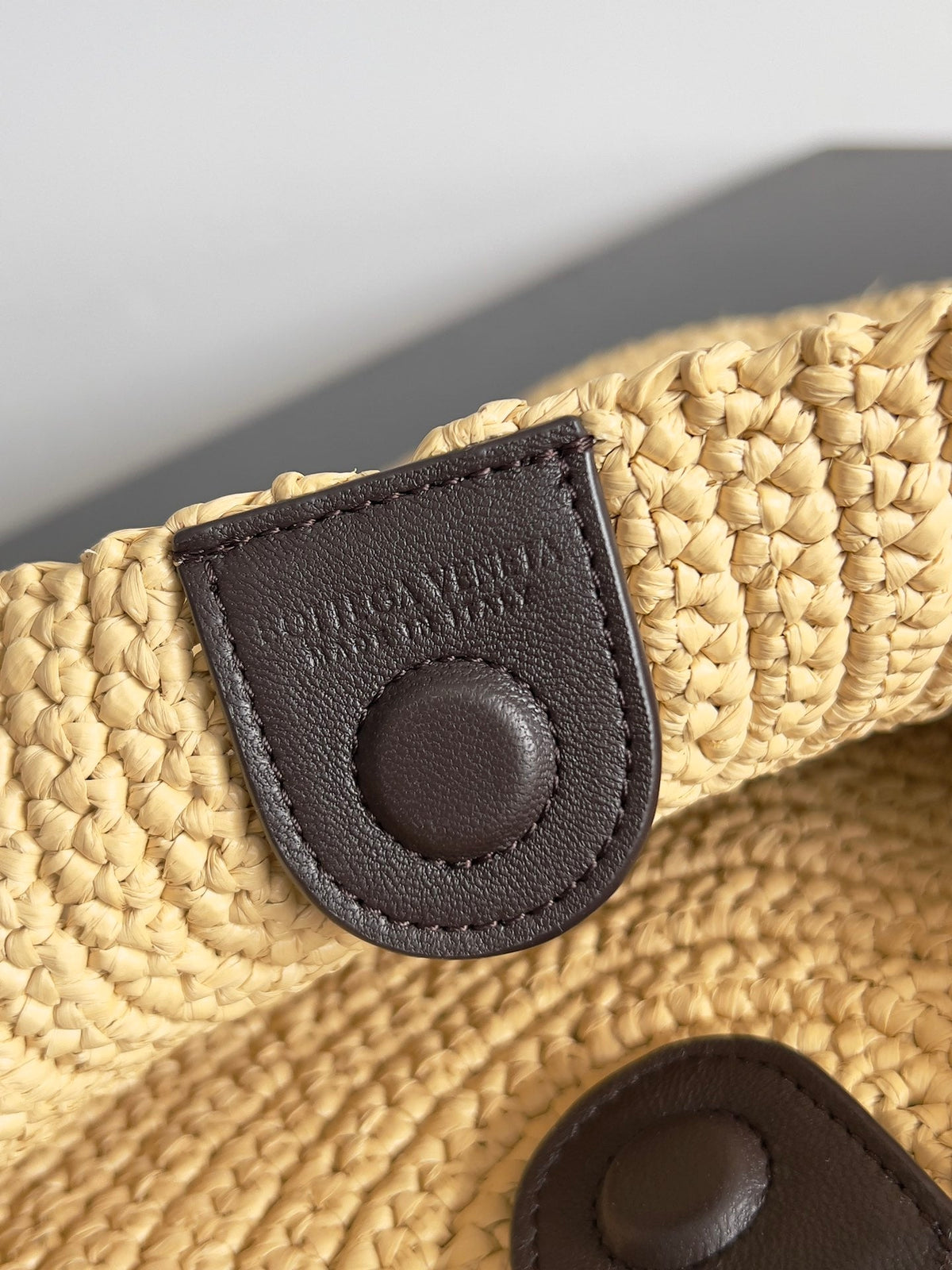 BV Sardine Chain Natural color Raffia Metallic 249685