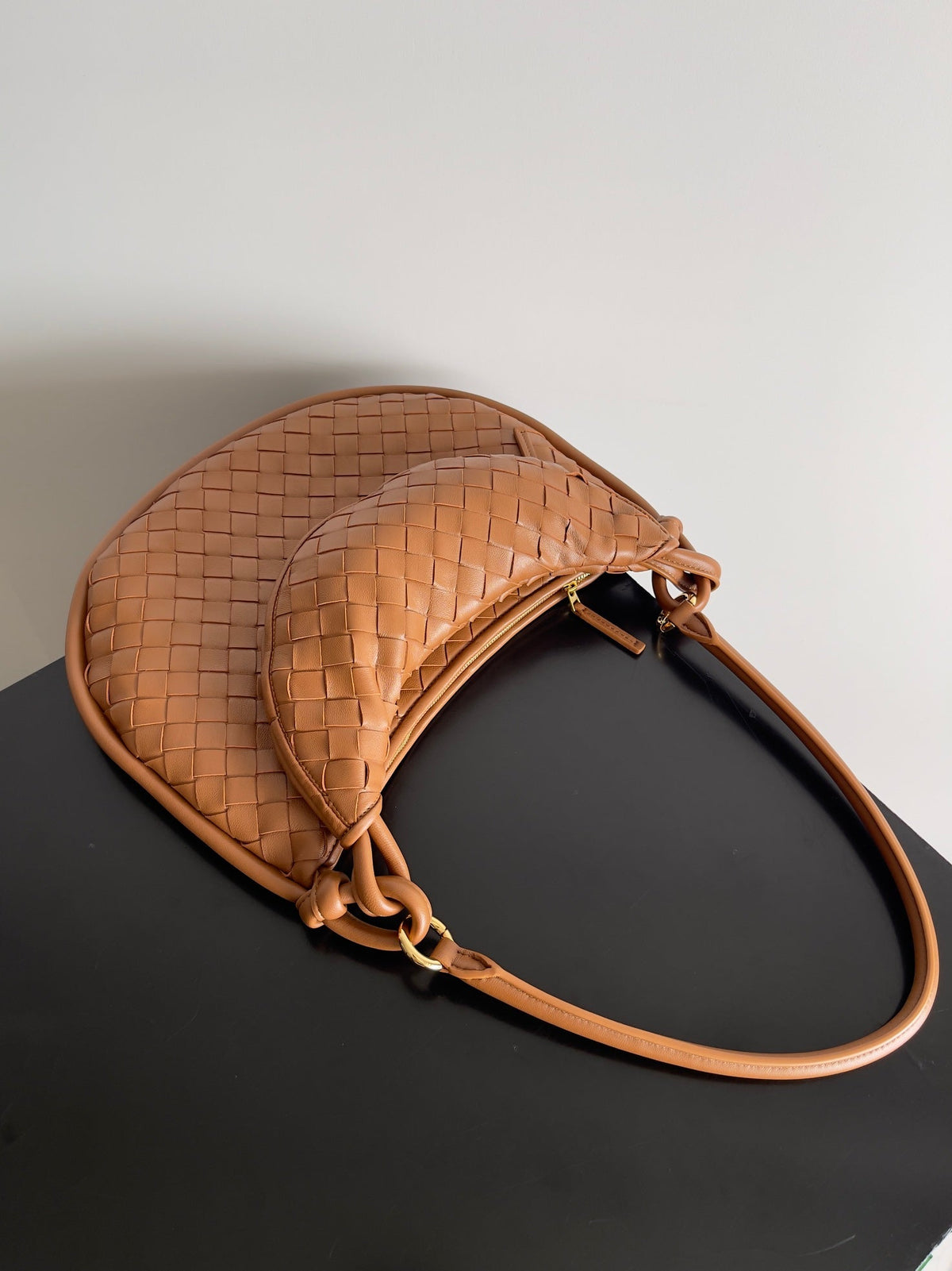BV GemeIIi 36cm Bag Brown Calfskin 249687