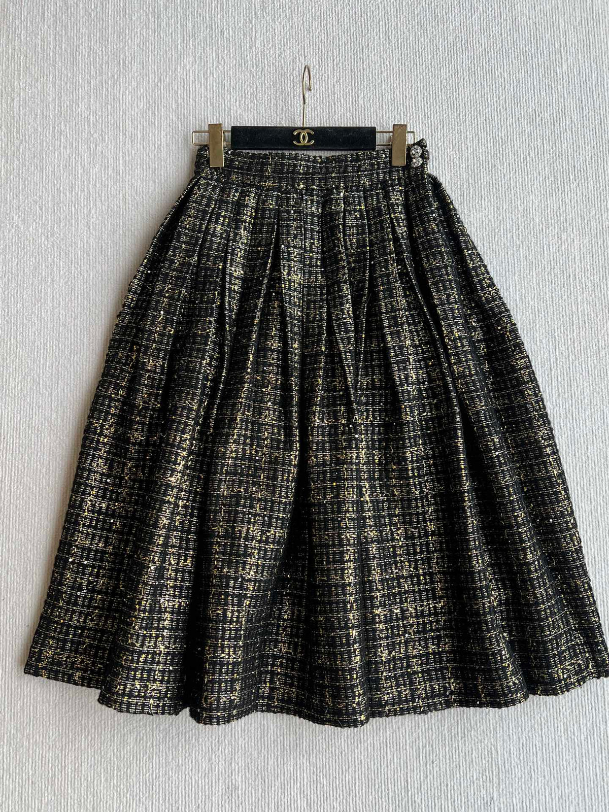 CC 25 Set Tweed Black Polyester Wool 289987