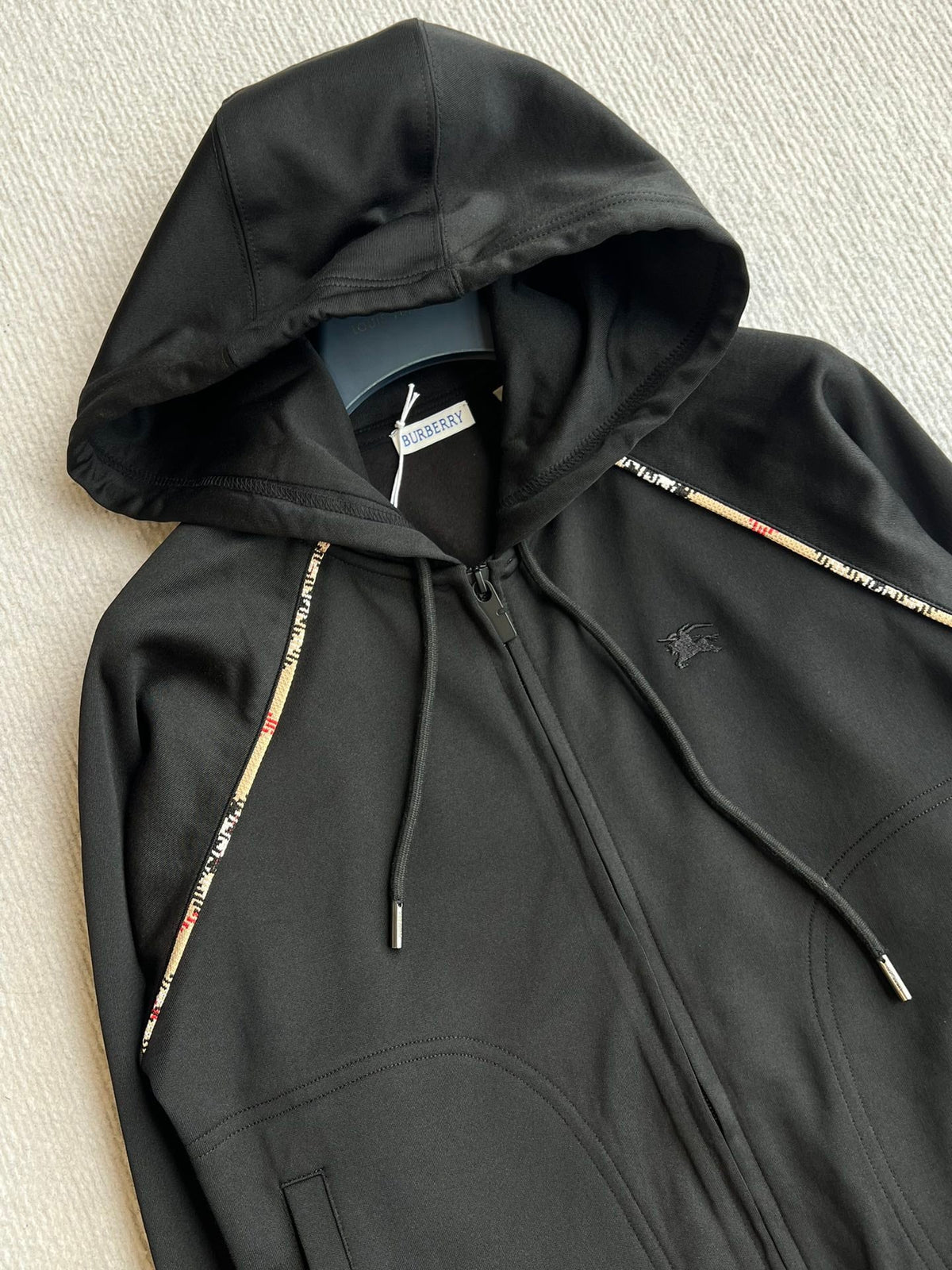 Bur 25 Hooded Suit Black Cottoon 300073