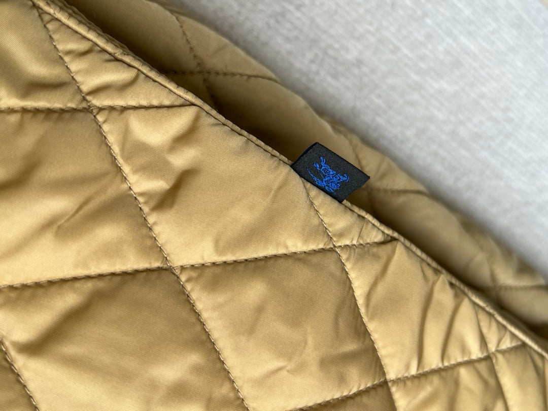 Bur 25 Quilted Jacket Dark Beige Polyester 300087