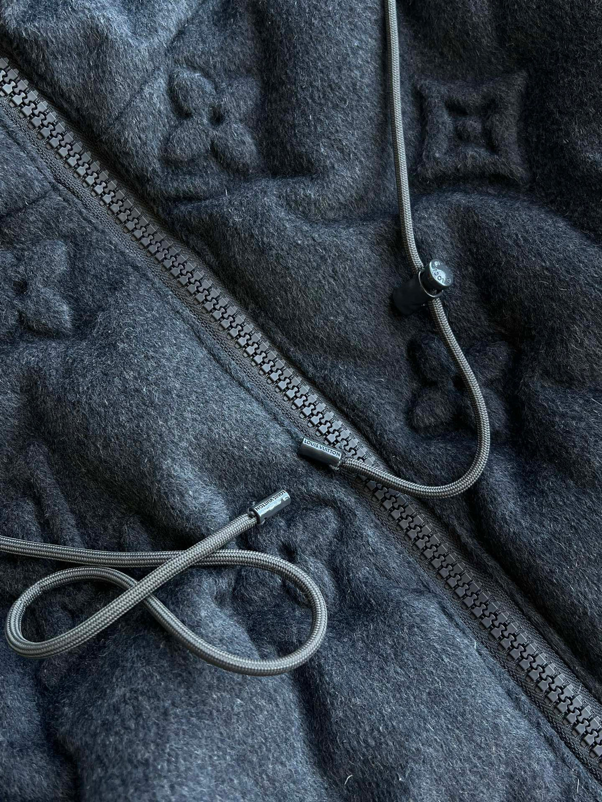 LV 25 Jacket Dark Gray Cashmere Cotton 306787