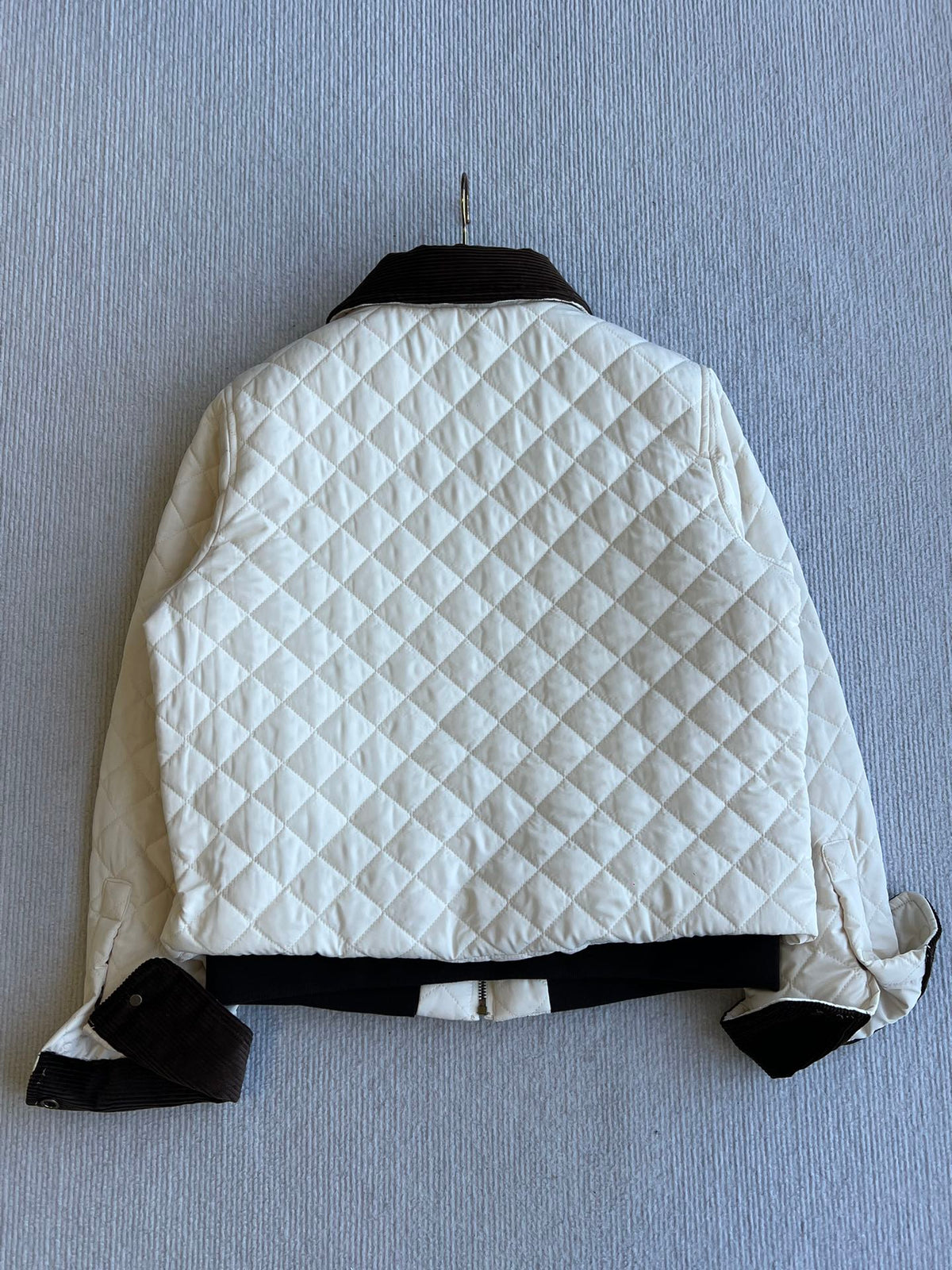 Loewe 2025 Jacket White Brown Cotton Polyester 325273