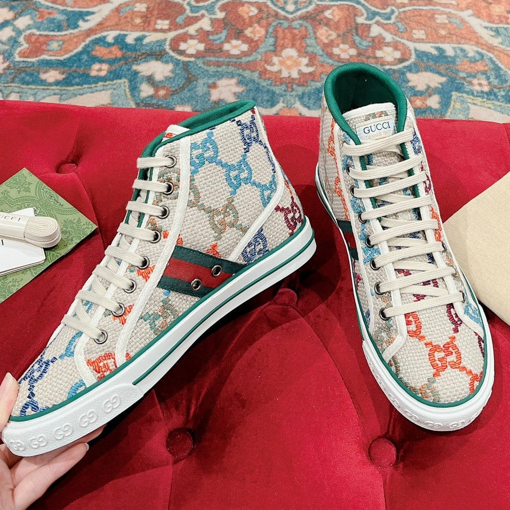 Gucci 2026 High-Top Sneakers Canvas 989036