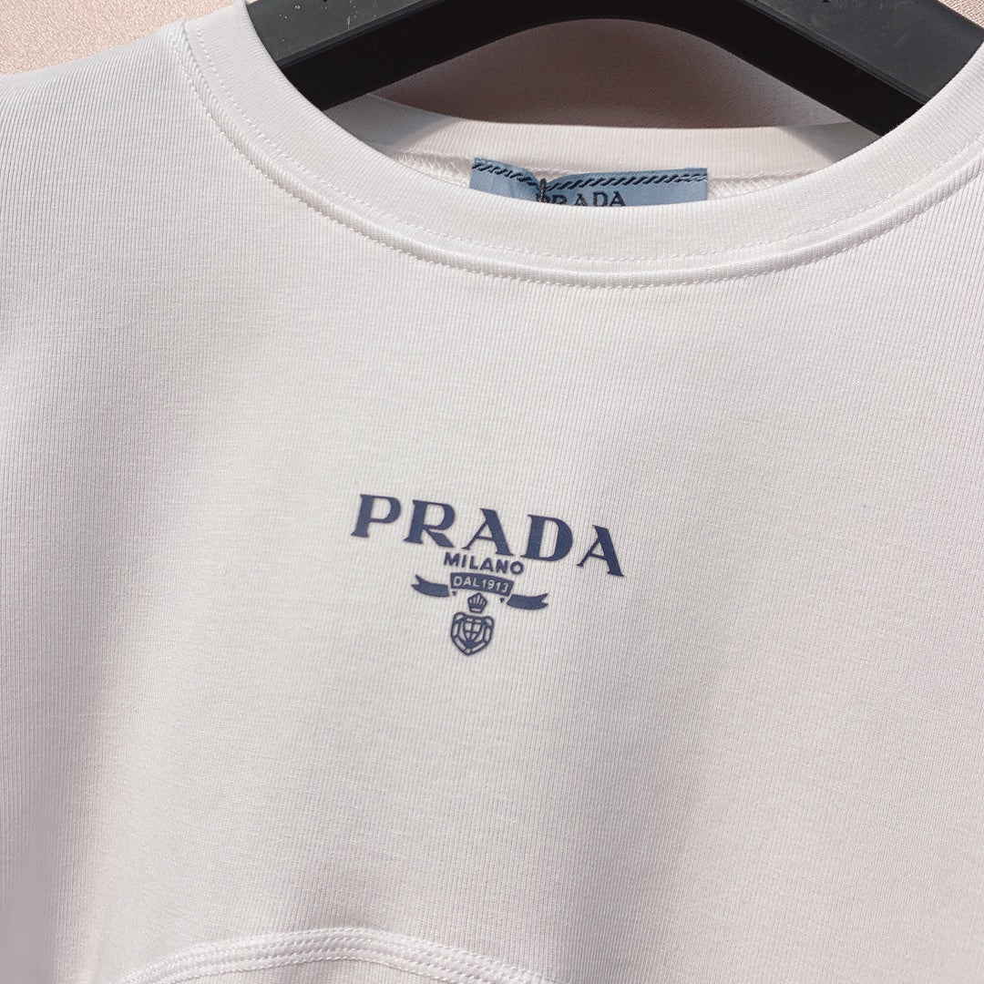 Prada 25 Long-sleeved T-shirt Cotton 296096