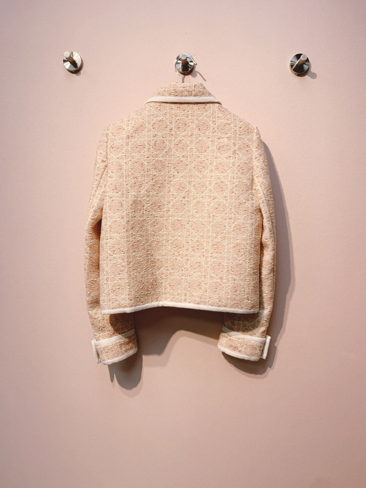 CD 25 Jacket Beige Plaid Cotton 296147