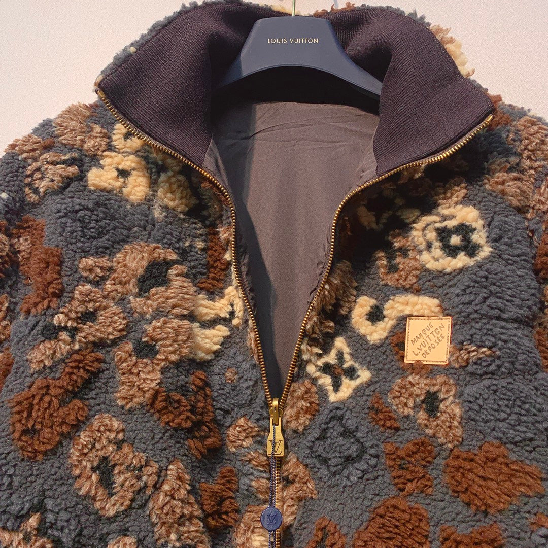 LV 25 Jacket Multicolor Wool Polyester 301559