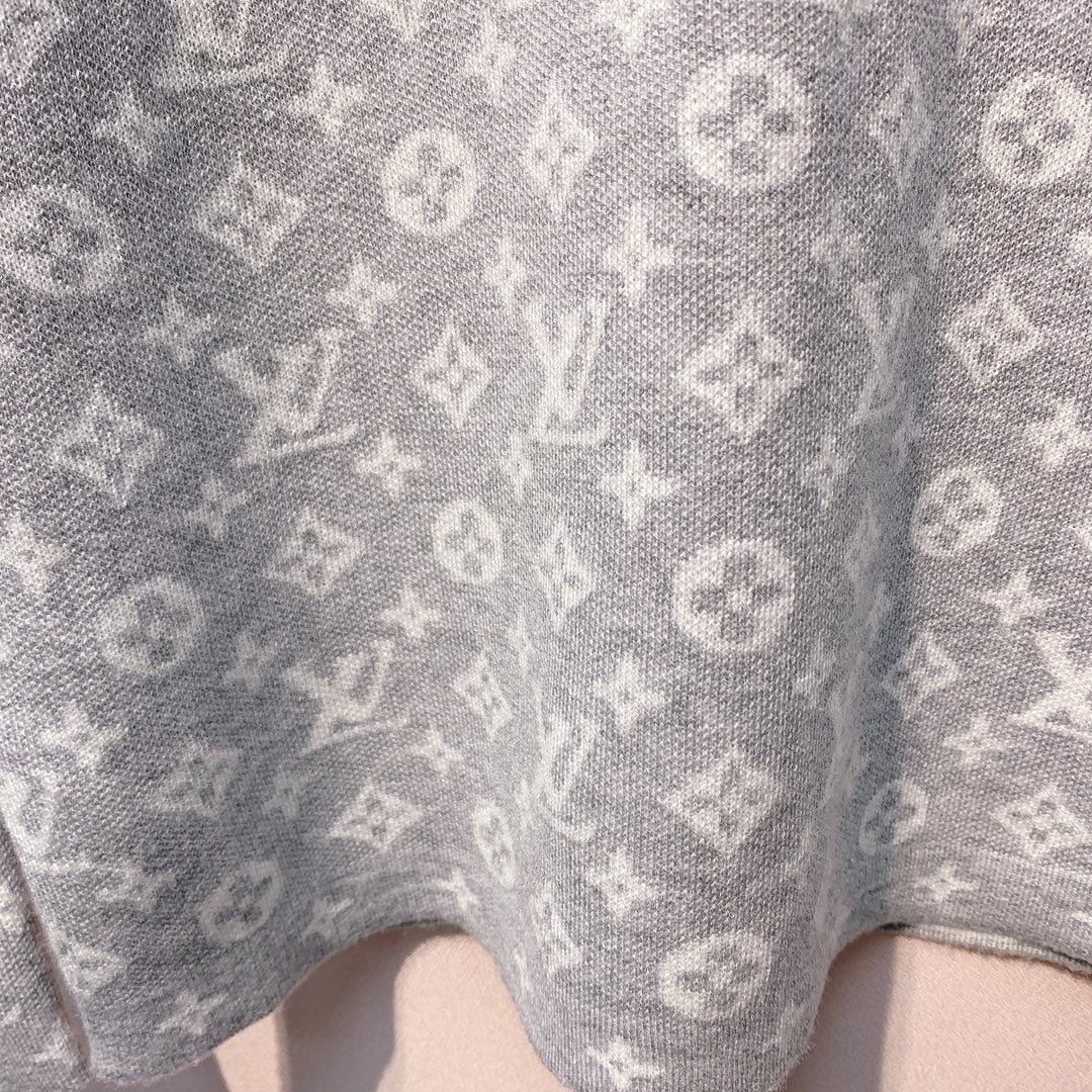 LV 25 Jacquard Round Neck Knit Sweater 305582