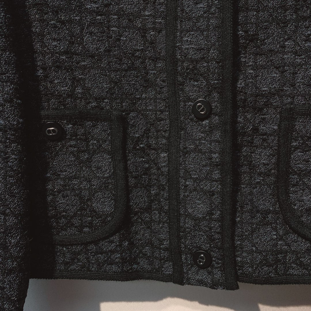 CD 25 Plaid Jacket Black Wool Cashmere 320978