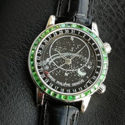 Patek Philippe Celestial Grand Complication 44mm Green Gemstones Black Dial