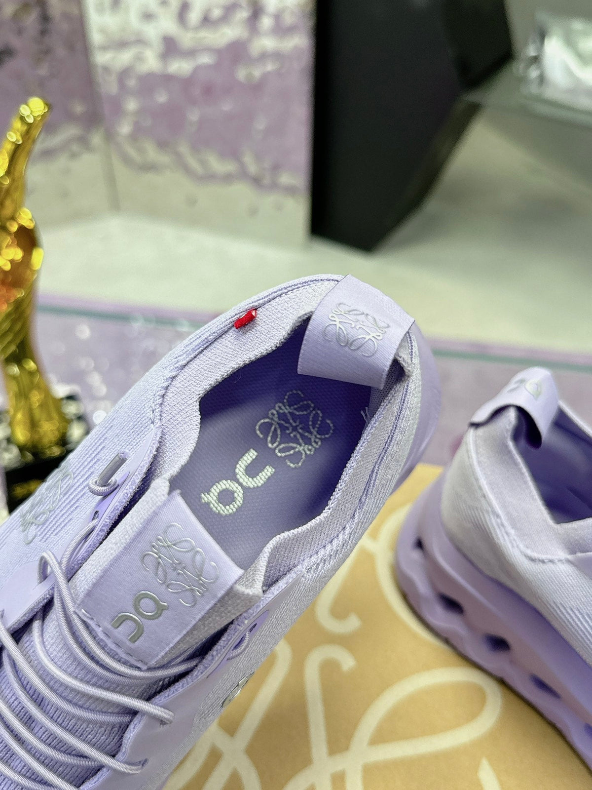 Loewe x On Cloudtilt Sneaker Purple Calfskin