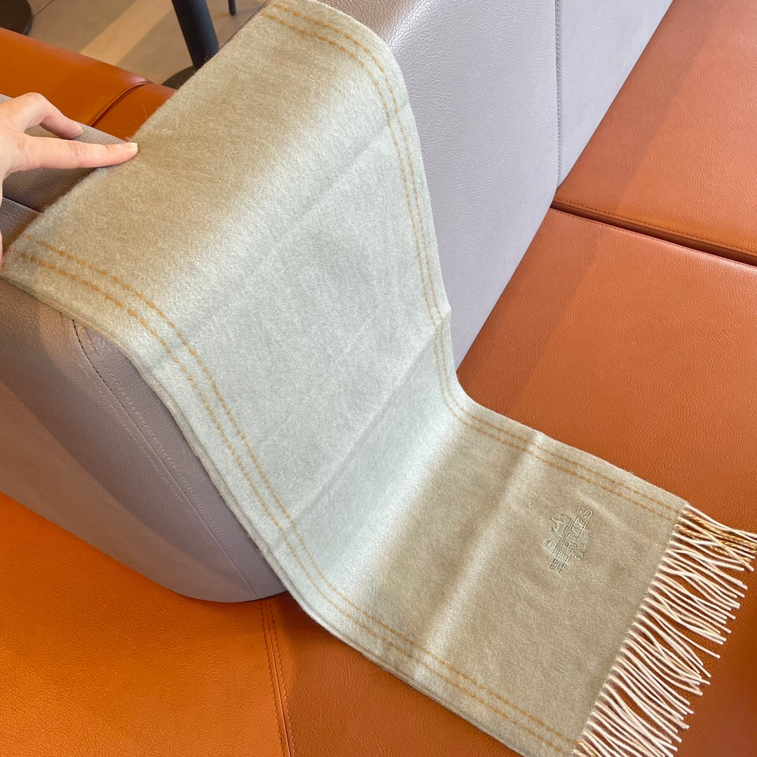 SCARF 180CM BEIGE CASHMERE