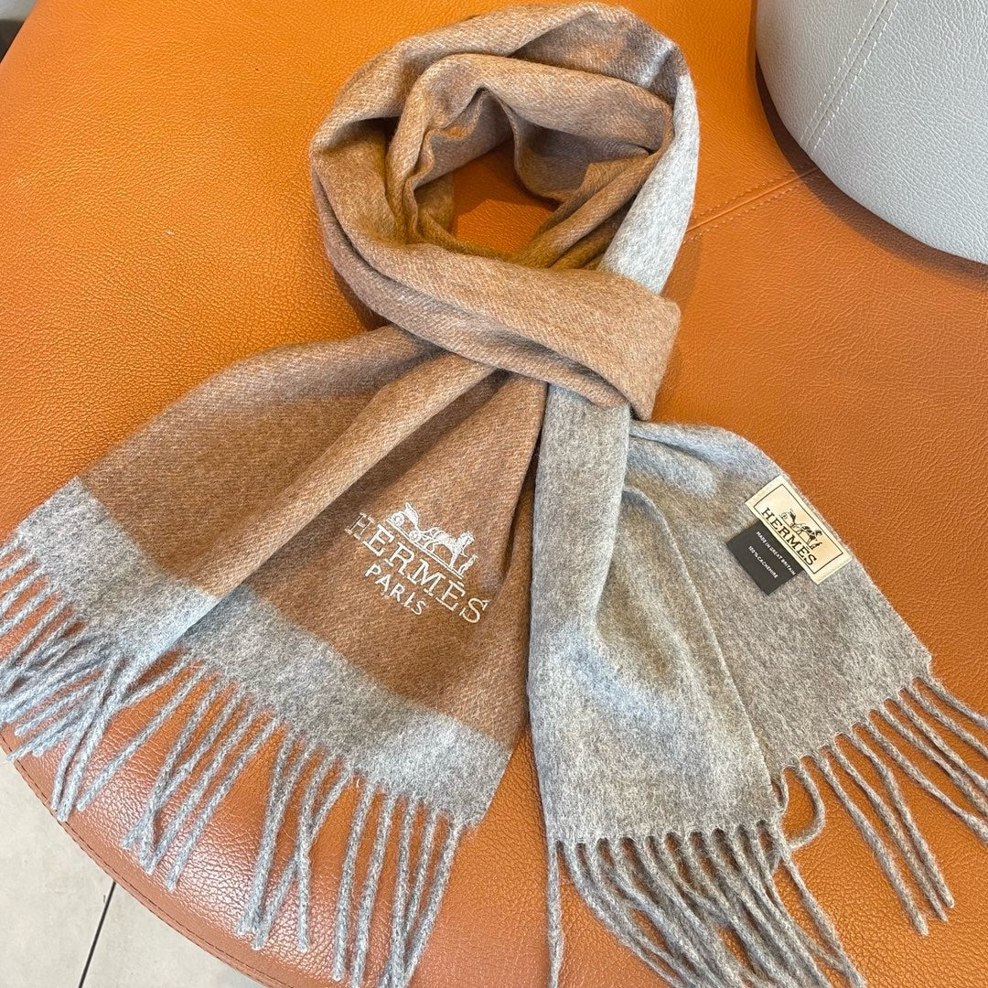 CASHMERE SCARF 180 CM PERSIAN ORANGE